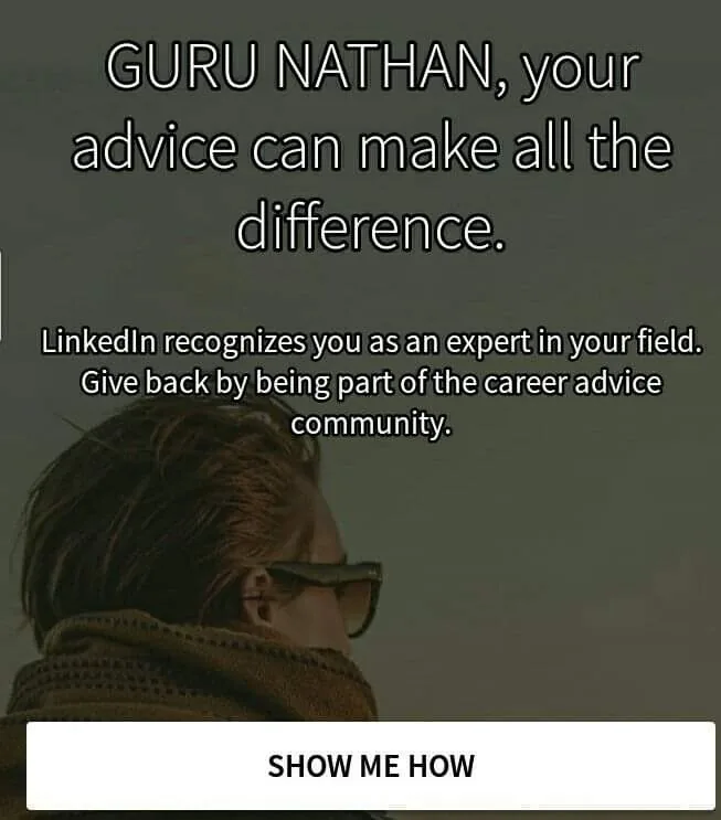 LinkedIn Industry Expert Guru Nathan